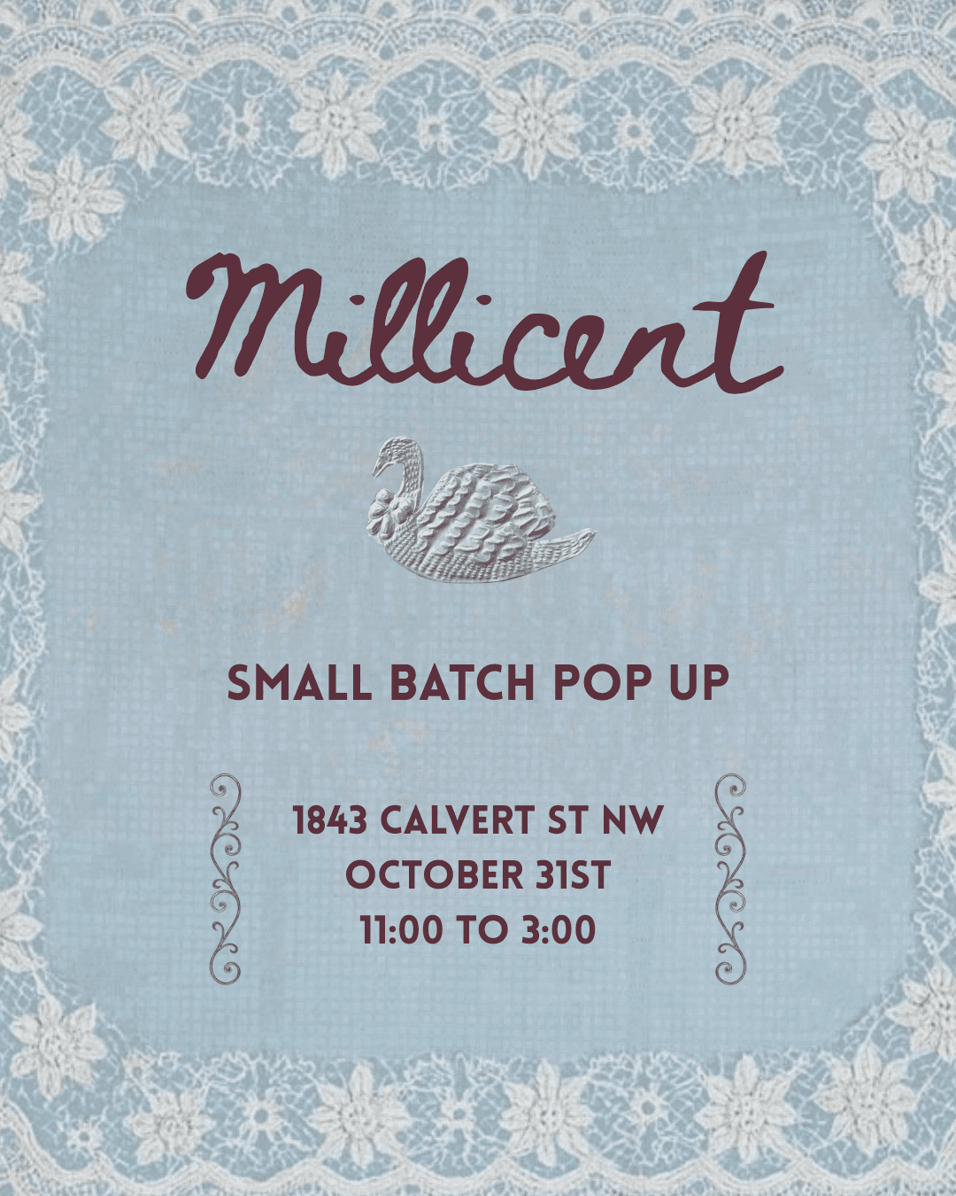 Upcoming Millicent event